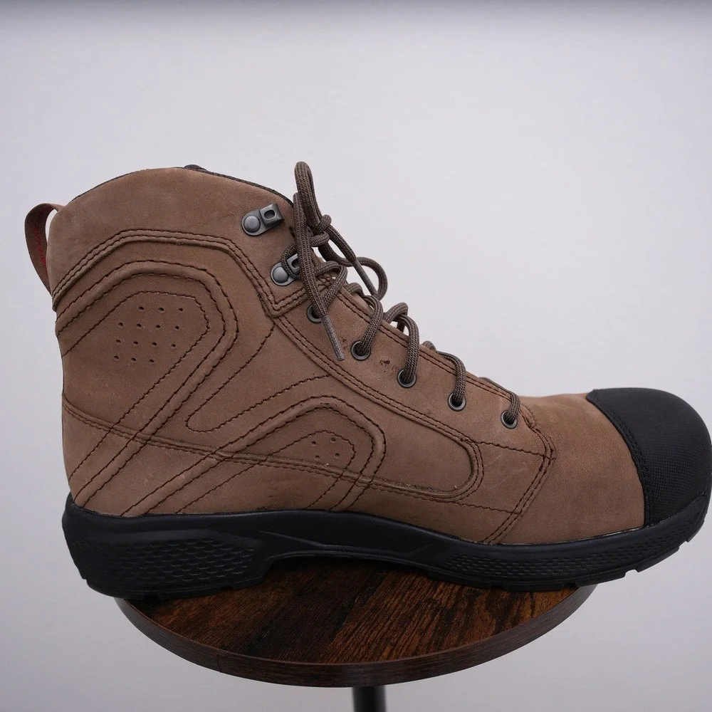 Red Wing 2454‎ Men Waterproof Aluminum Toe Work Boots Brown Leather 13 E2 Wide